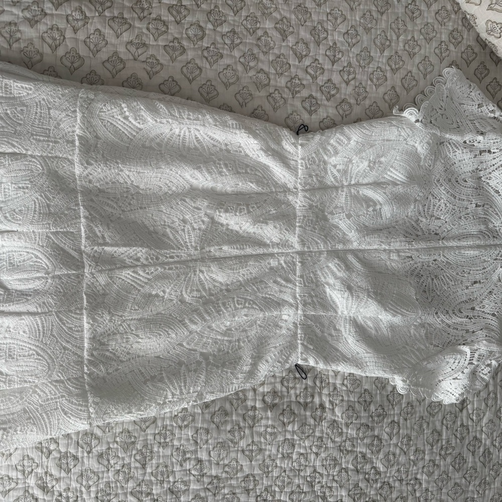 White House Black Market Lace white dress - Picture 9 of 9